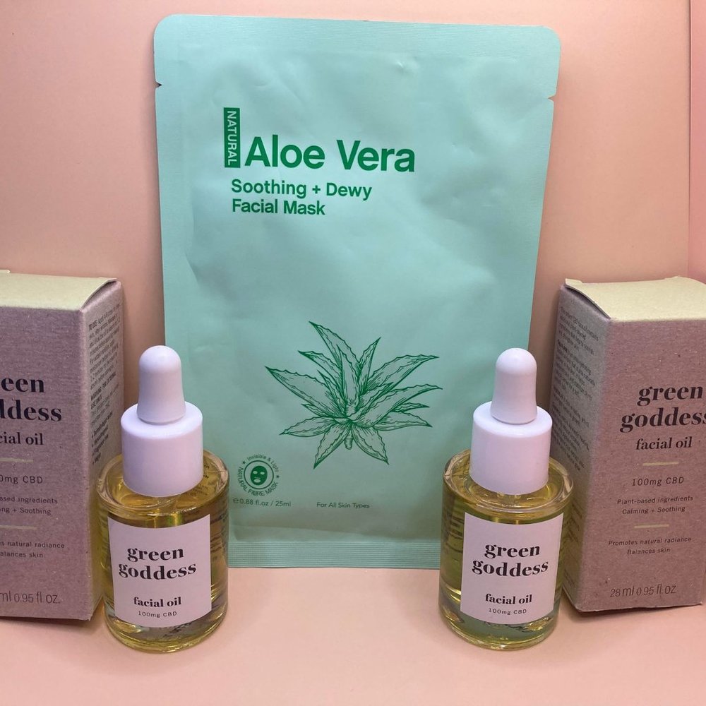 NIB Avon Green Goddess Plant-Based Set + Face Mask Bonus! ~ Fast Ship!